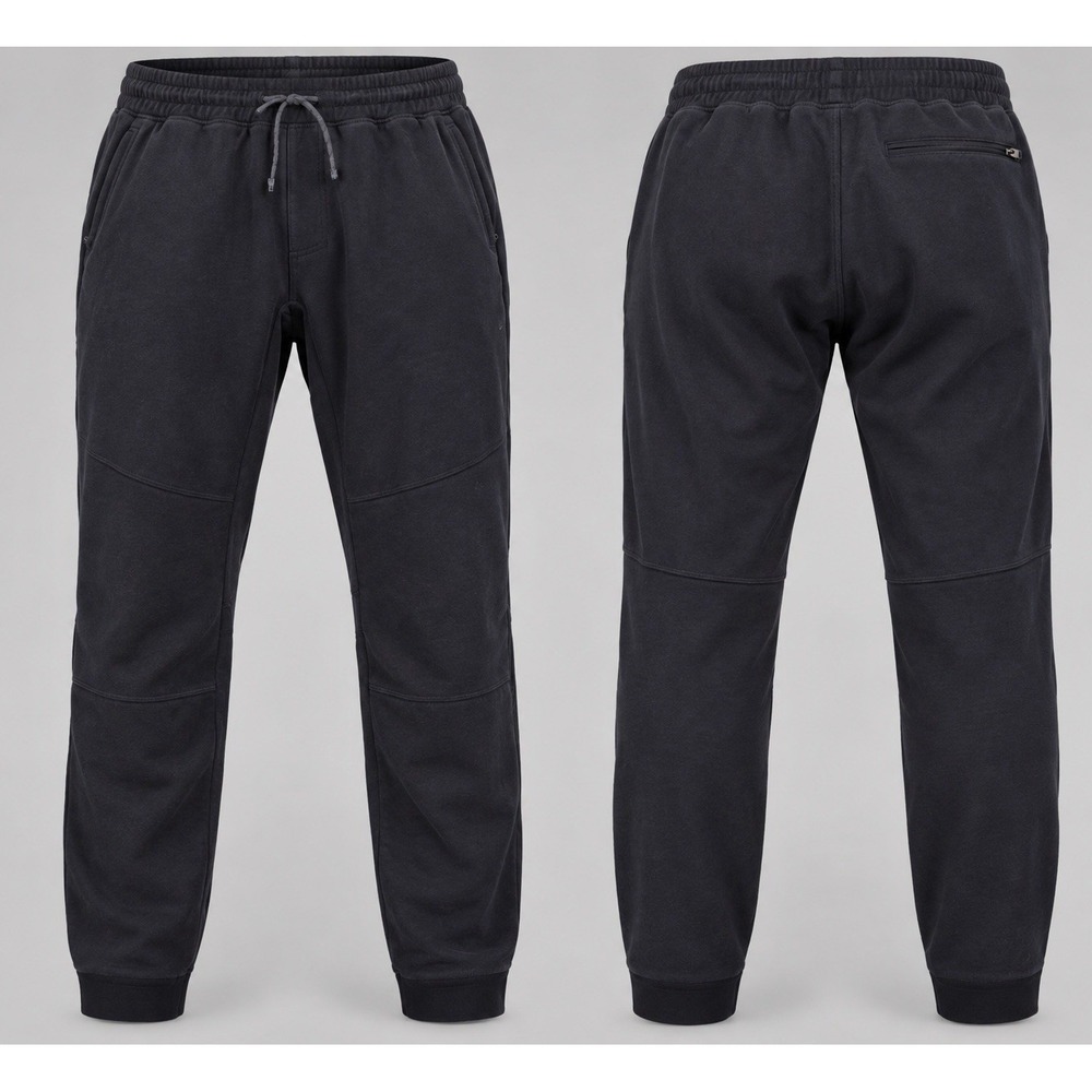 Kuhl Track sweatpant Mens Lrg Black Softshell Elastic Zip Pocket Hiking Outdoor